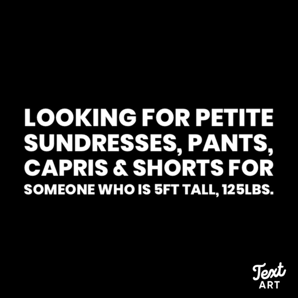 Help I’m short!